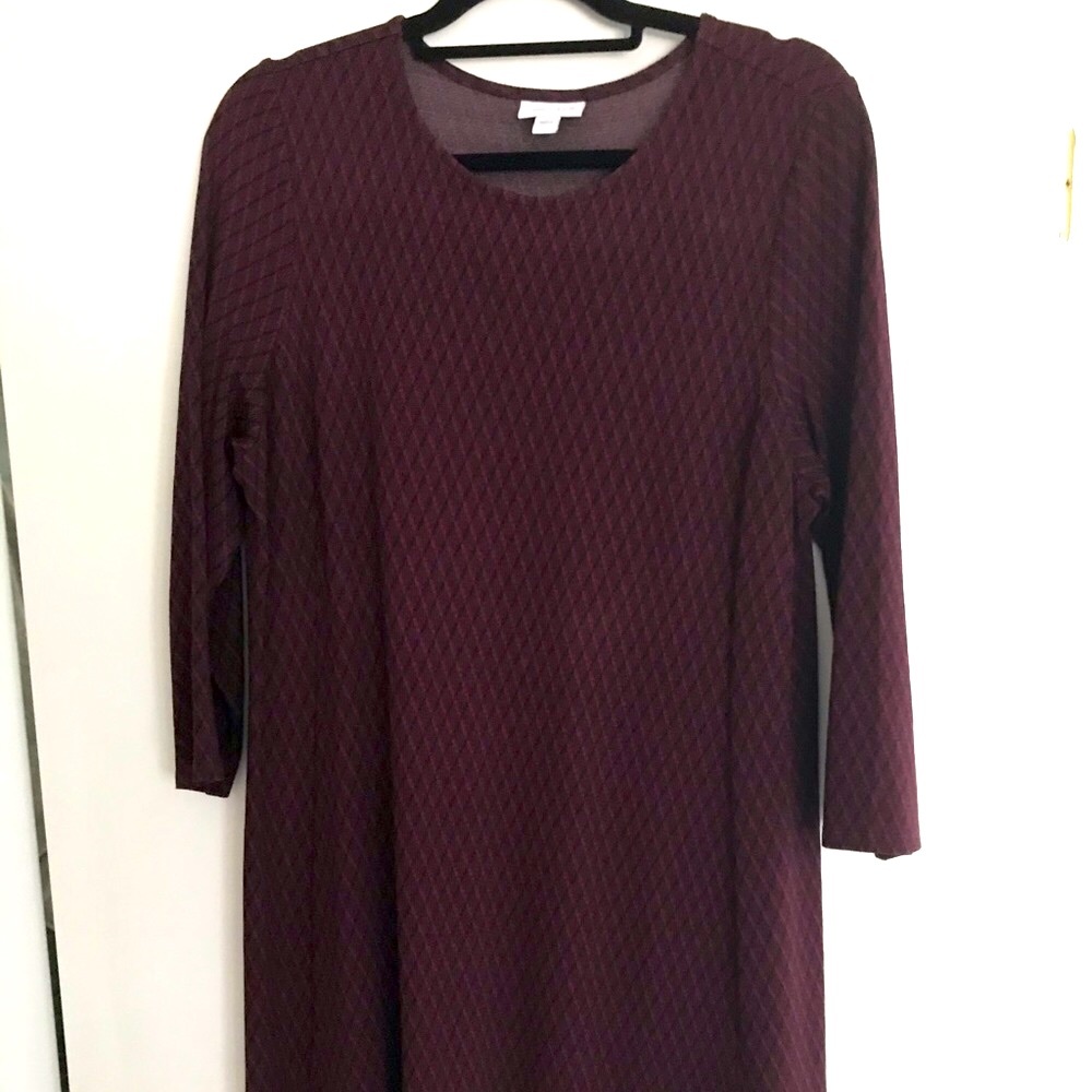 Pull over knit dress